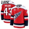 Lasten NHL Washington Capitals Pelipaita 2025-26 Fanatics Premium Tom Wilson Alternate Punainen